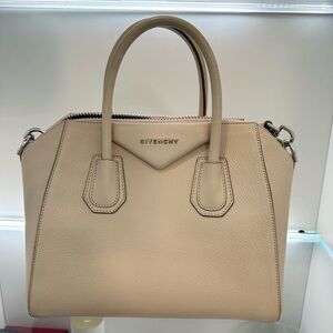 Givenchy Small Antigona Tote Bag in Beige